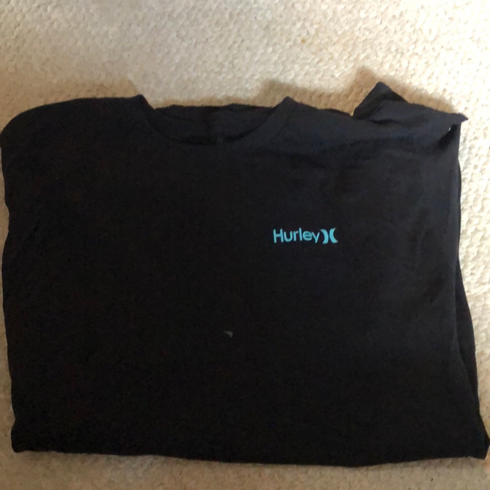 Plain Black Hurley T-shirt